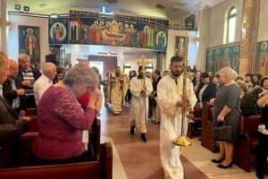Света литургија за Свети Никола во МПЦ „Света Петка“ во Рокдајл