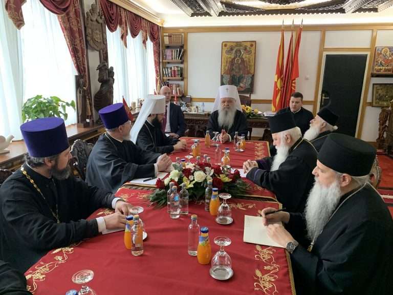 Поглаварот на МПЦ – ОА г.г. Стефан се сретна со рускиот митрополит Антониј